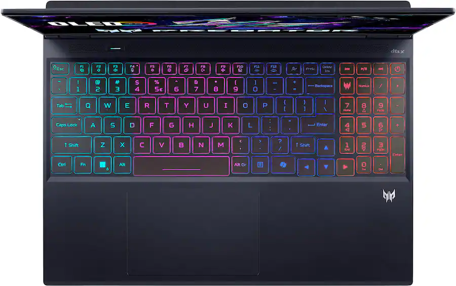 Acer Predator Neo Gaming Laptop 16″ OLED (Intel Core Ultra 9 Series 2, NVIDIA GeForce RTX 5070 Ti, 16GB Memory, 1TB SSD), Obsidian Black