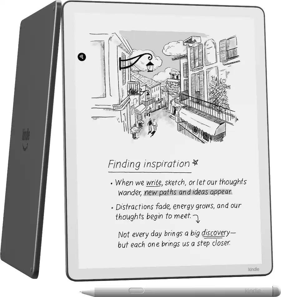 Amazon Kindle Scribe 32GB (Newest Model) 11″ Paper-like Display with Front Light, Write in Notebooks, Docs, and Books (2025), Graphite