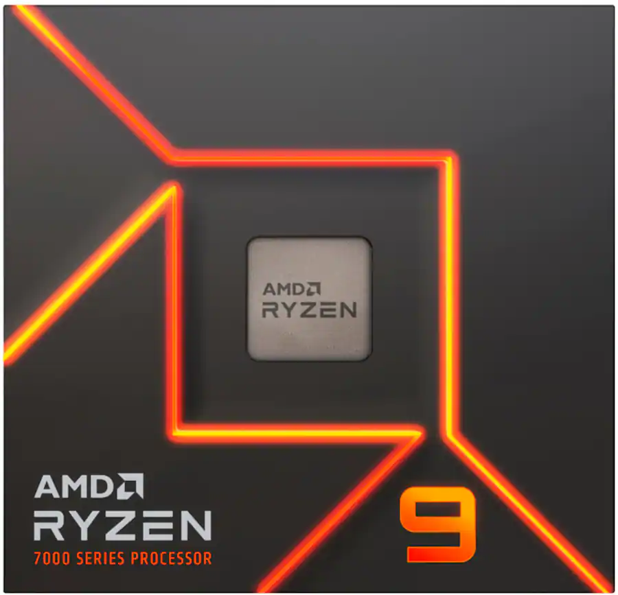 AMD Ryzen 9 7900X 12-Core 24-Thread 4.7 GHz to 5.6 GHz Max Boost Socket AM5 Unlocked Desktop Processor Silver — Silver