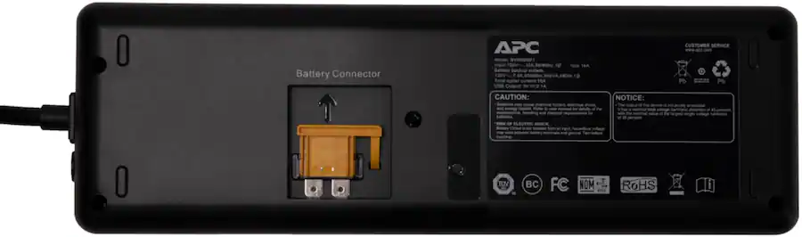 APC UPS Battery Backup 900VA / 480W Tower Wall-Mount, 9 Outlets, USB-A, Black — Black
