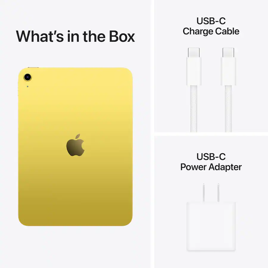 Apple 11-inch iPad (A16), Wi‑Fi, 512GB, Yellow — Yellow