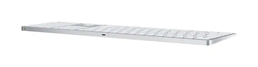 Apple Magic Keyboard Full-Size with Numeric Keypad (Lightning, Silver/White) — Silver/White
