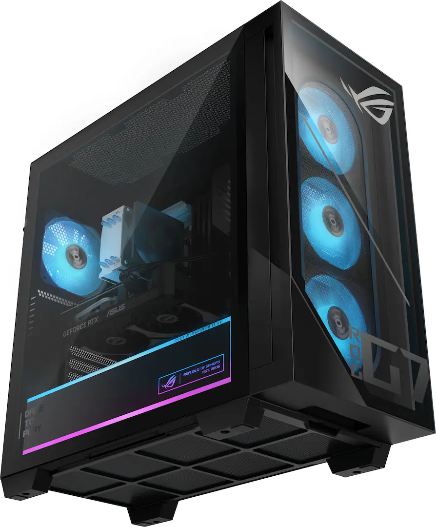 ASUS ROG G700 Gaming Desktop Intel Core Ultra 5 225F 16GB Memory NVIDIA GeForce RTX 5060 8GB 1TB SSD Black