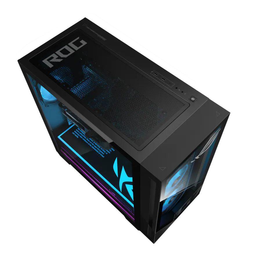 ASUS ROG G700 Gaming Desktop Intel Core Ultra 5 225F 16GB Memory NVIDIA GeForce RTX 5060 8GB 1TB SSD Black