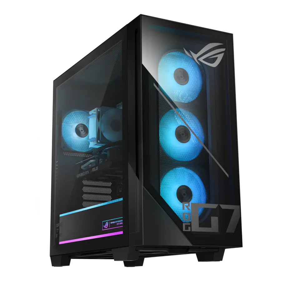 ASUS ROG G700 Gaming Desktop Intel Core Ultra 5 225F 16GB Memory NVIDIA GeForce RTX 5060 8GB 1TB SSD Black