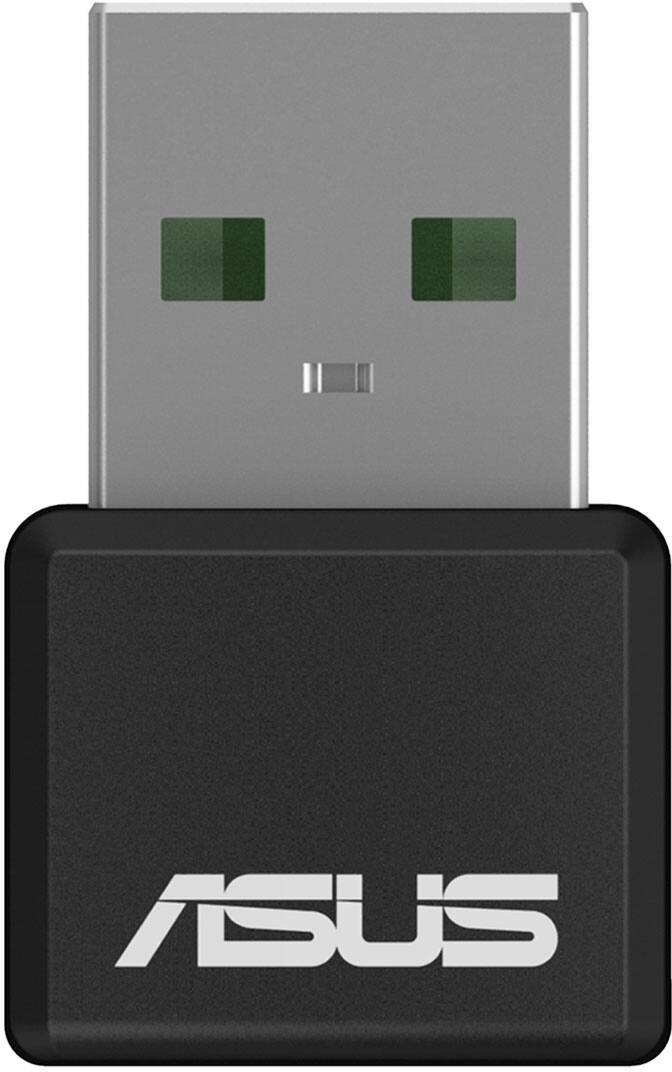 ASUS USB-AX57 Nano AX1800 Dual-Band Wi-Fi 6 USB Network Adapter, Black — Black
