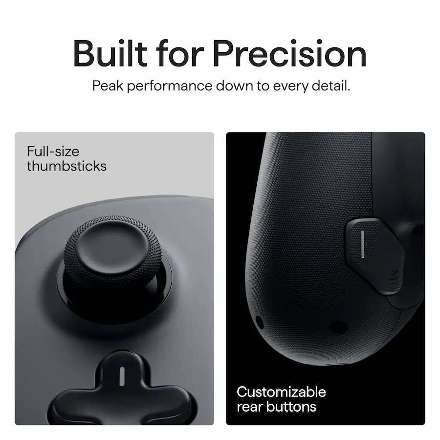 Backbone Pro USB‑C Mobile & Wireless Controller, Black — Black