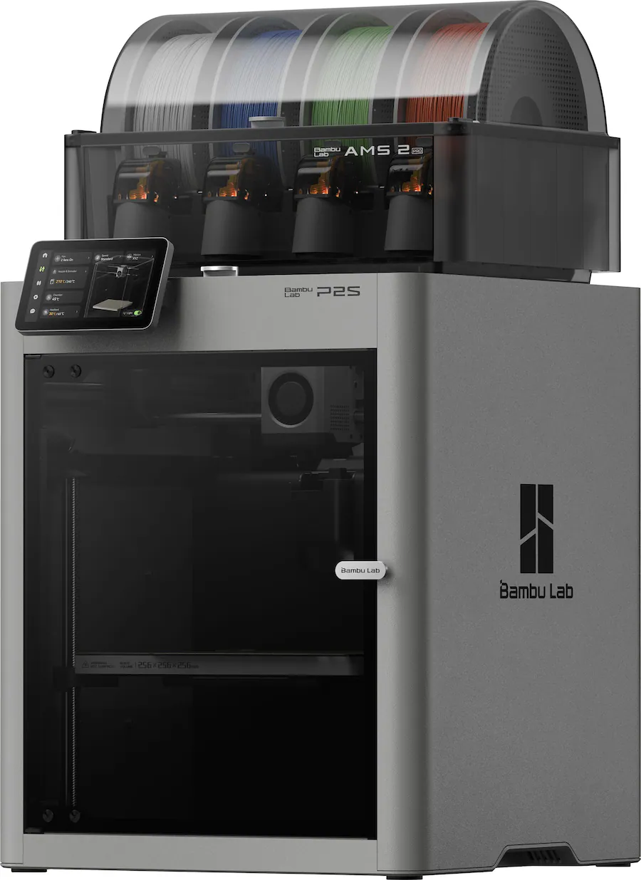 Bambu Lab P2S AMS Combo 3D Printer, Gray — Gray