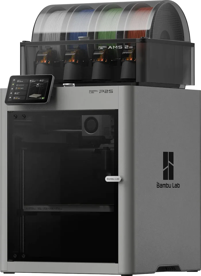 Bambu Lab P2S AMS Combo 3D Printer, Gray