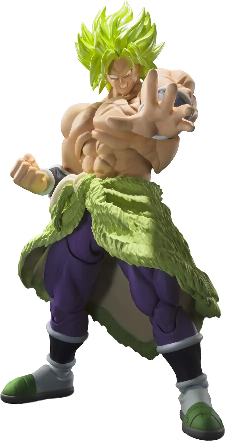 Bandai S.H.Figuarts Super Saiyan Broly (Full Power) – Dragon Ball Super: Broly, 8.6-Inch Collectible Action Figure — Multi