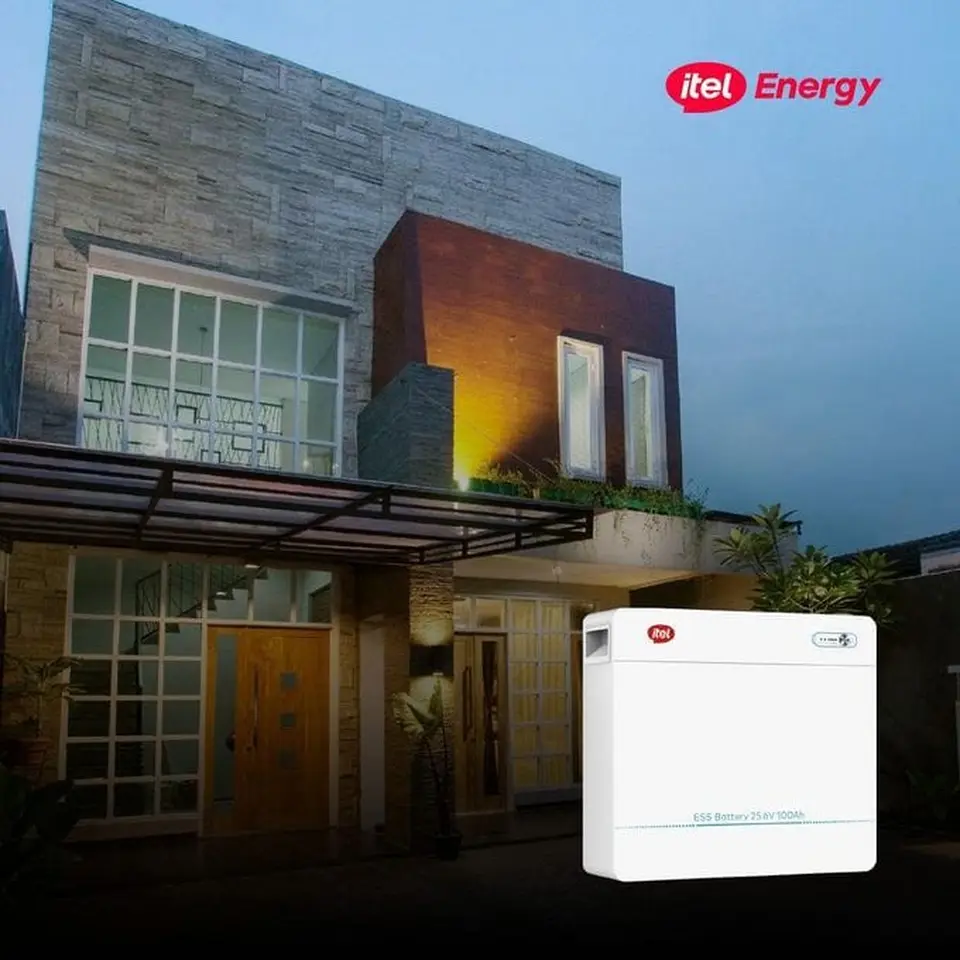itel 2560Wh Lithium Battery Wall Mounted 24V 100Ah 2.56kWh IPW-25100 IP21 — gallery image 3