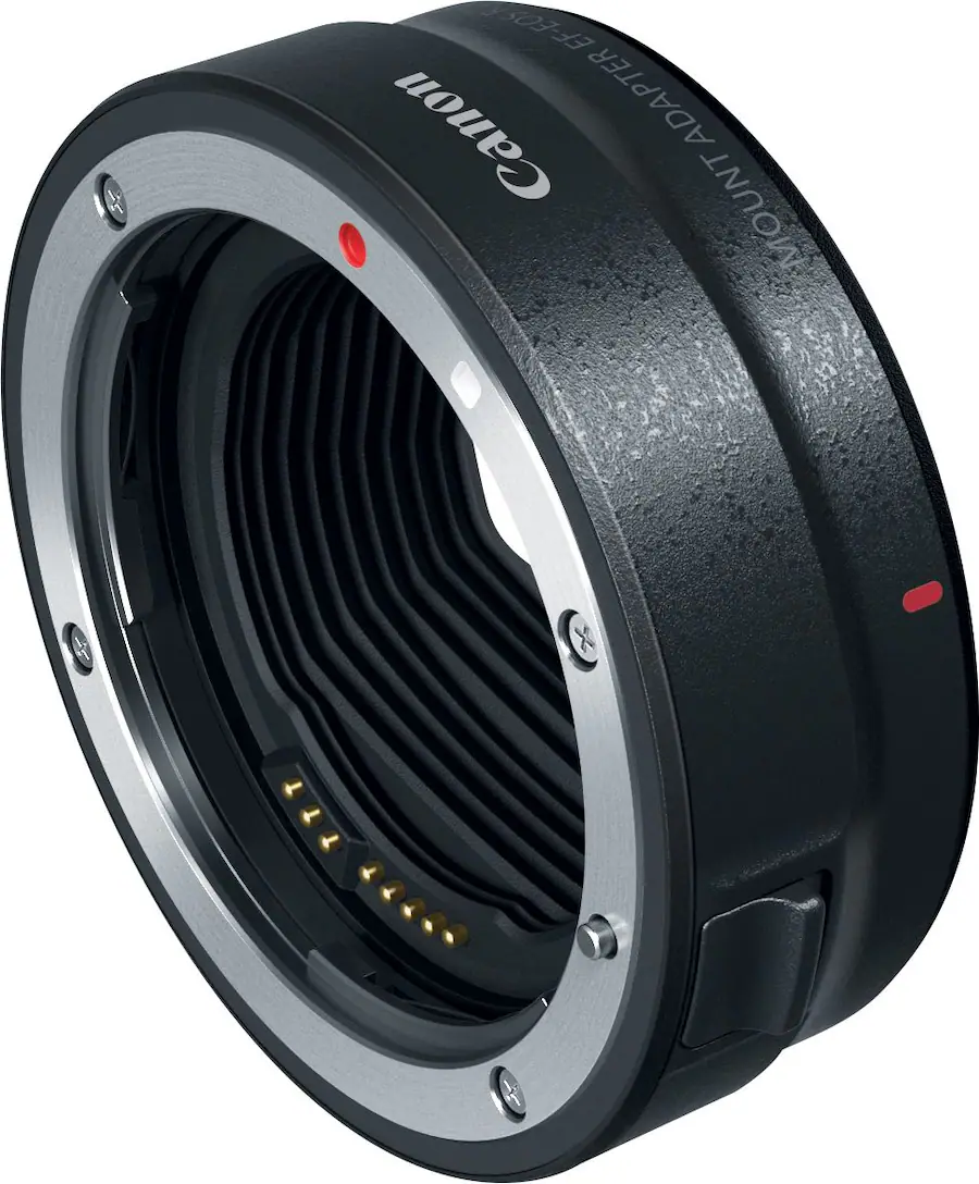 Canon EF–EOS R Lens Mount Adapter for EOS R5, EOS R6, EOS R and EOS RP — Black