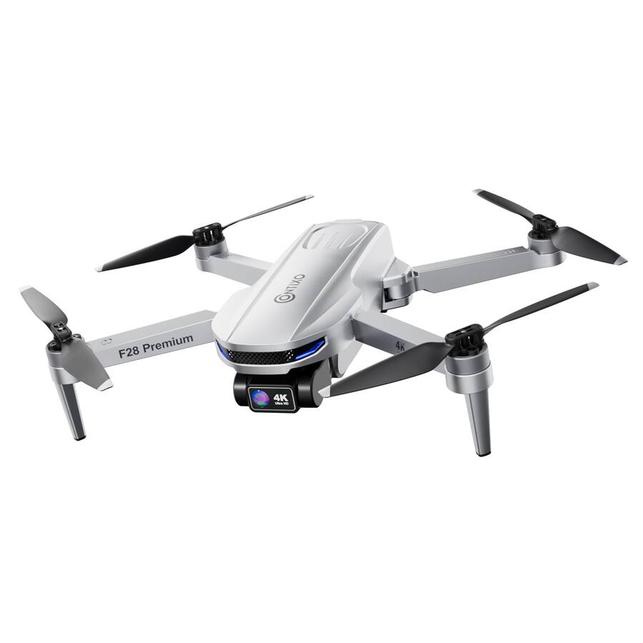Contixo F28 Stratus Max 4K GPS Drone with Intelligent Flight Modes, Gray — Gray