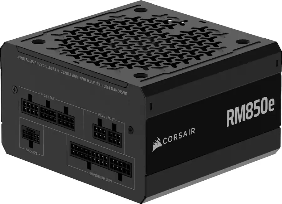 Corsair RMe Series RM750e 80 Plus Gold Fully Modular Low-Noise ATX 3.1 and PCIe 5.1 Power Supply — Black