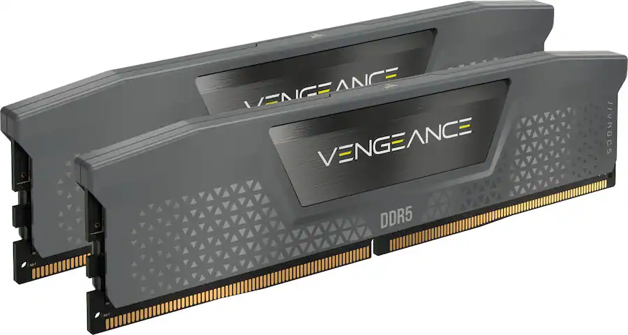 Corsair VENGEANCE DDR5 16GB (2 x 8GB) DDR5-6000 CL36 Desktop Memory, Gray