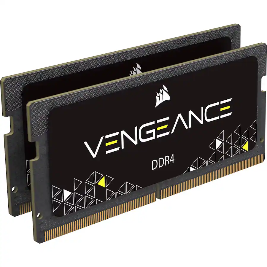 CORSAIR VENGEANCE Performance SODIMM Memory 32GB (2×16GB) DDR4-3200 CL22, Black — Black