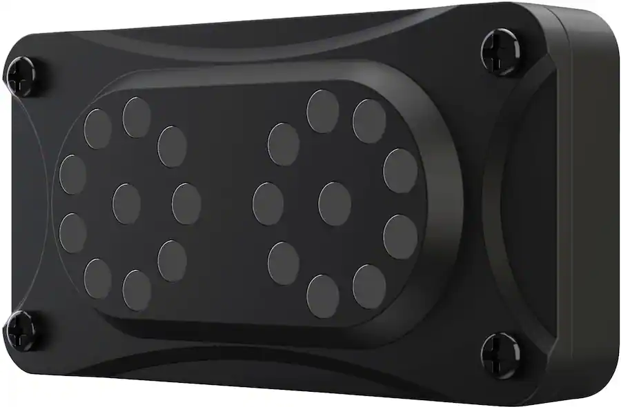 Cube GPS Vehicle Tracker with Magnetic Base & One-Year Rechargeable Battery, Black — Black