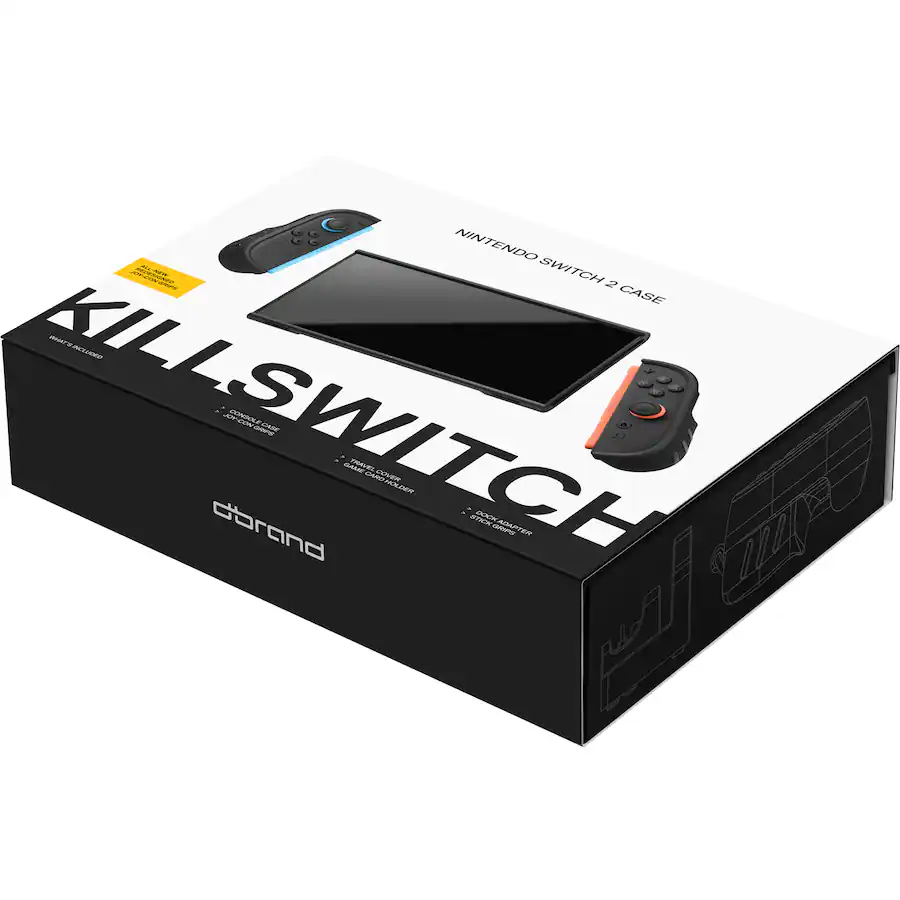 dbrand Killswitch Travel Case for Nintendo Switch 2, Black — Black
