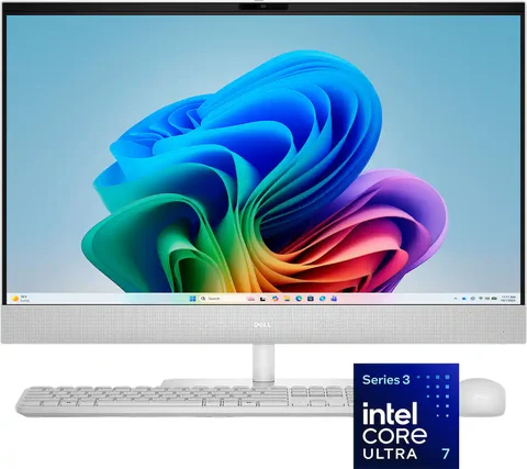 Dell 27″ 2K IPS Touchscreen All-in-One PC, Intel Core Ultra 7 355, 16GB Memory, 1TB Storage, Copilot+ PC, Light Ash