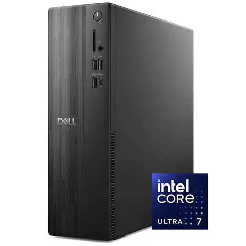 Dell Slim Desktop – Intel Core Ultra 7 Series 2 265 (2025), 16GB Memory, 1TB SSD Storage, Black