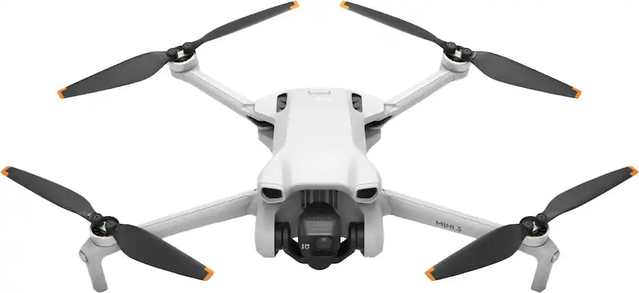 DJI Mini 3 Drone with DJI RC Controller, Gray — Gray
