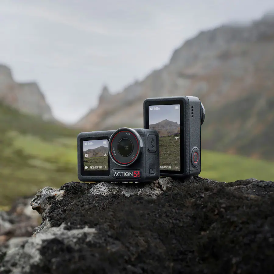 DJI Osmo Action 5 Pro 4K Action Camera Adventure Bundle, Black — Black