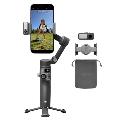 DJI Osmo Mobile 8 Phone Gimbal Stabilizer, Black