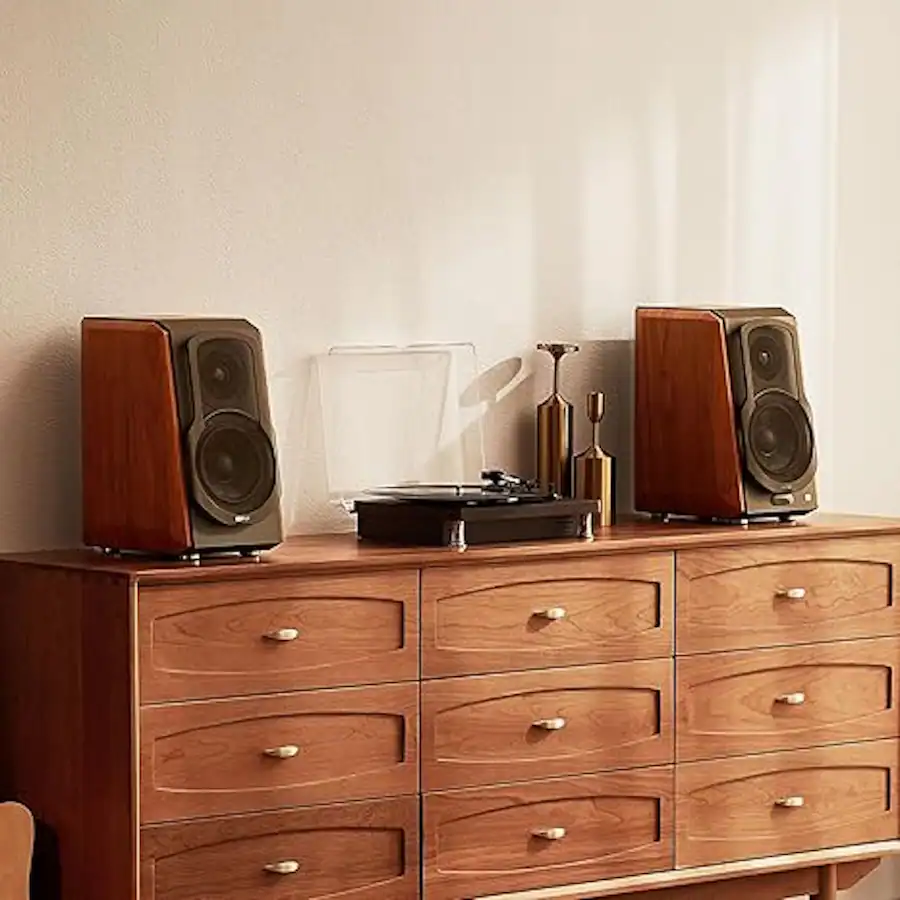 Edifier S1000W 2.0 Hi-Res Bookshelf Speakers (Pair), Wood — Wood