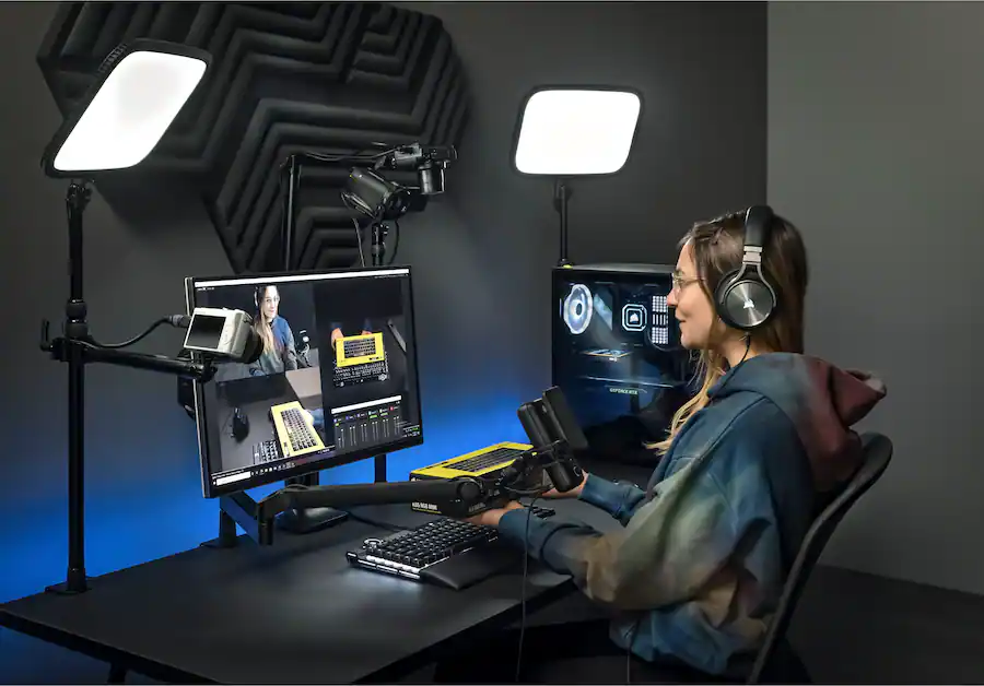 Elgato Wave:3 Wired Cardioid Condenser USB Microphone, Black — Black