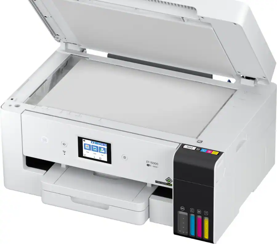 Epson EcoTank ET 15000 Wireless All-In-One Supertank Inkjet Printer White — White