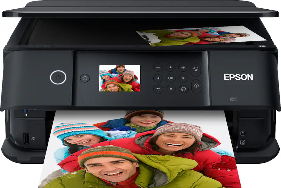 Epson Expression Premium XP-6100 Wireless All-in-One Inkjet Printer, Black — Black