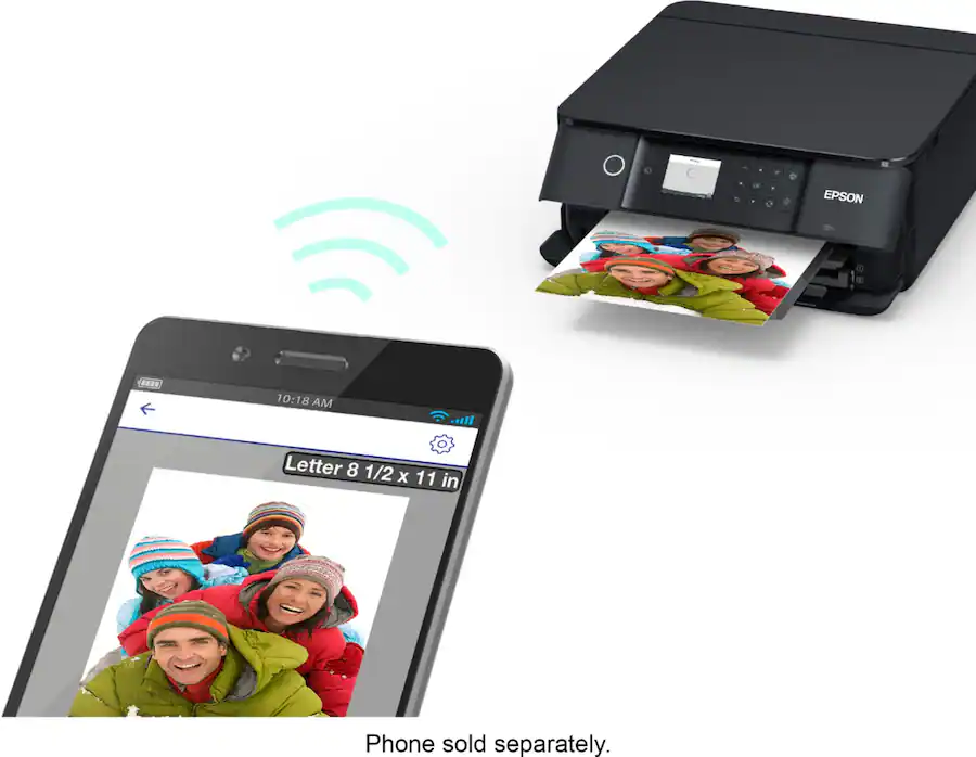 Epson Expression Premium XP-6100 Wireless All-in-One Inkjet Printer, Black — Black