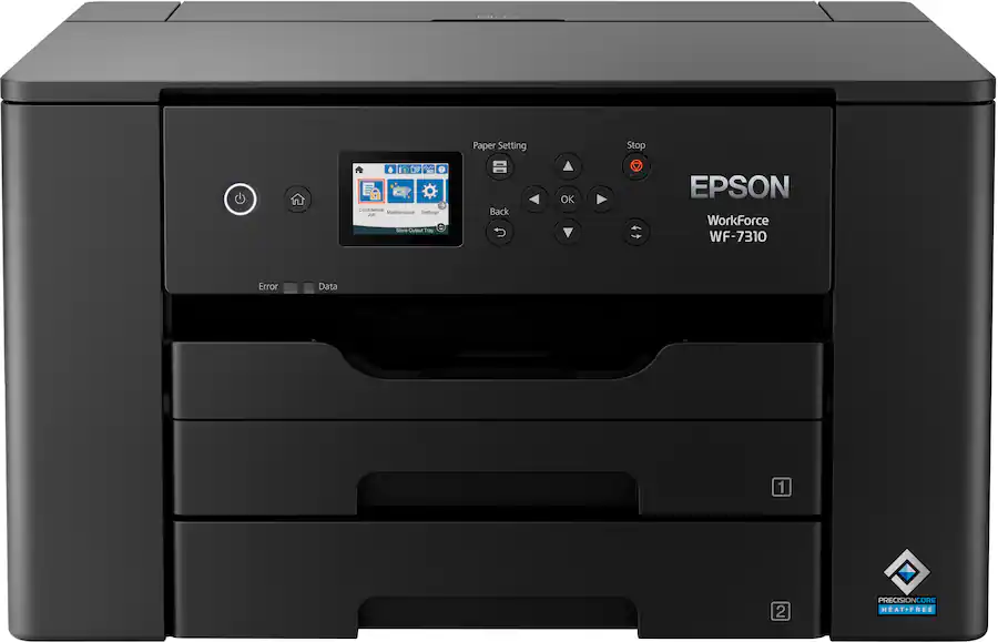 Epson WorkForce Pro WF-7310 Wireless Wide-Format Inkjet Printer, Black — Black