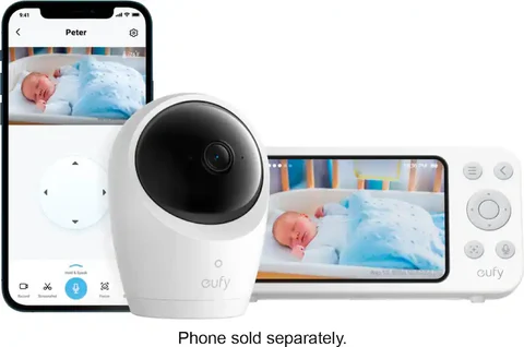eufy E20 Baby Monitor with 2K Camera, White