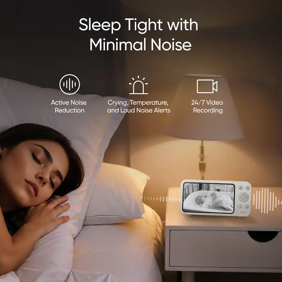 eufy E20 Baby Monitor with 2K Camera, White — White