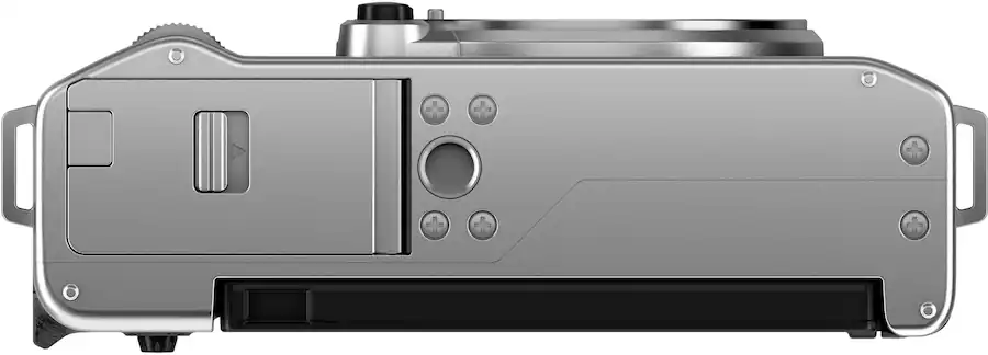 Fujifilm X-M5 Body with XC15-45mm F3.5-5.6 OIS PZ Lens Kit, Black — Silver