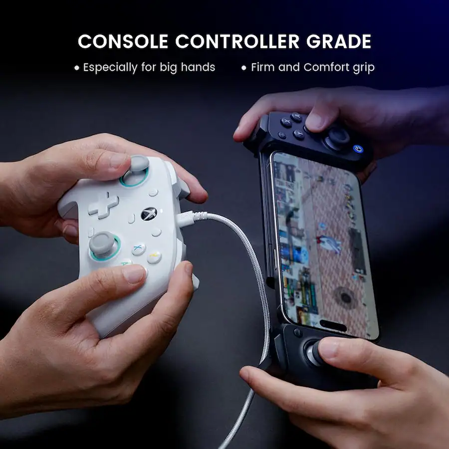 GameSir G8 Plus Bluetooth Mobile Game Controller, Black — Black