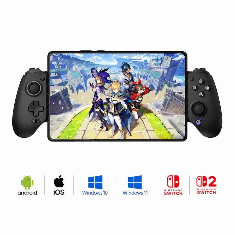 GameSir G8 Plus Bluetooth Mobile Game Controller, Black — Black