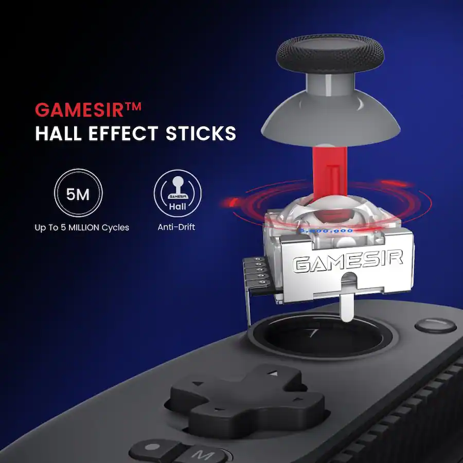 GameSir G8 Plus Bluetooth Mobile Game Controller, Black — Black