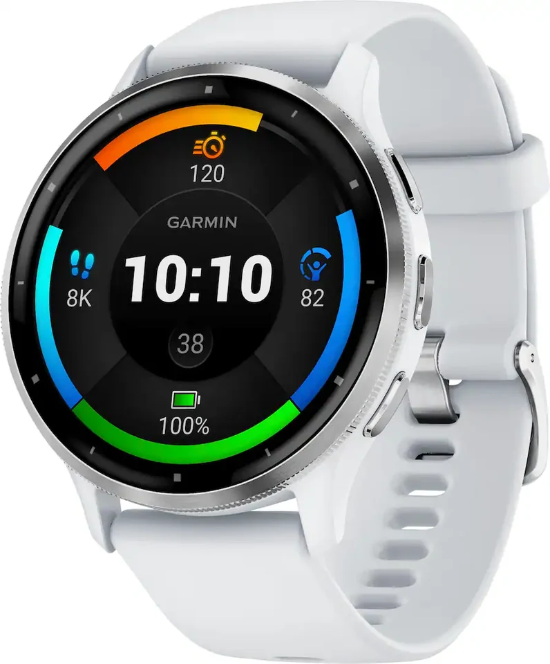 Garmin Venu 3 GPS Smartwatch 45mm, Stainless Steel and Black (2023)