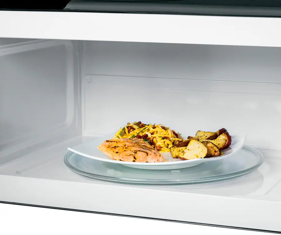 GE 1.6 Cu Ft Over the Range Microwave with Convenience Cooking Controls Stainless Steel — Stainless Steel