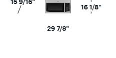 GE 1.6 Cu Ft Over the Range Microwave with Convenience Cooking Controls Stainless Steel — Stainless Steel