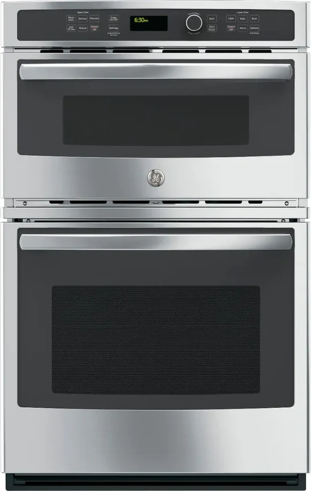 GE 27″ Single Electric Wall Oven with Built‑In Microwave, Stainless Steel