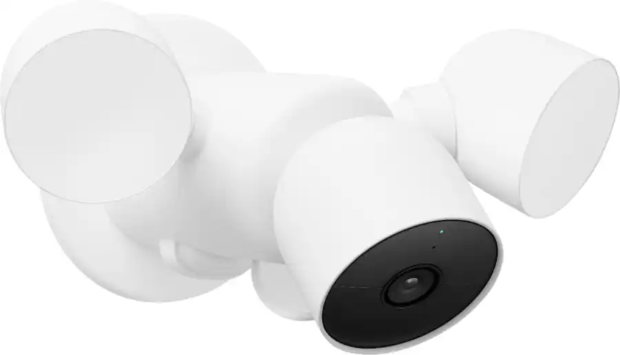 Google Nest Cam with Floodlight (Outdoor or Wired), Snow — Snow