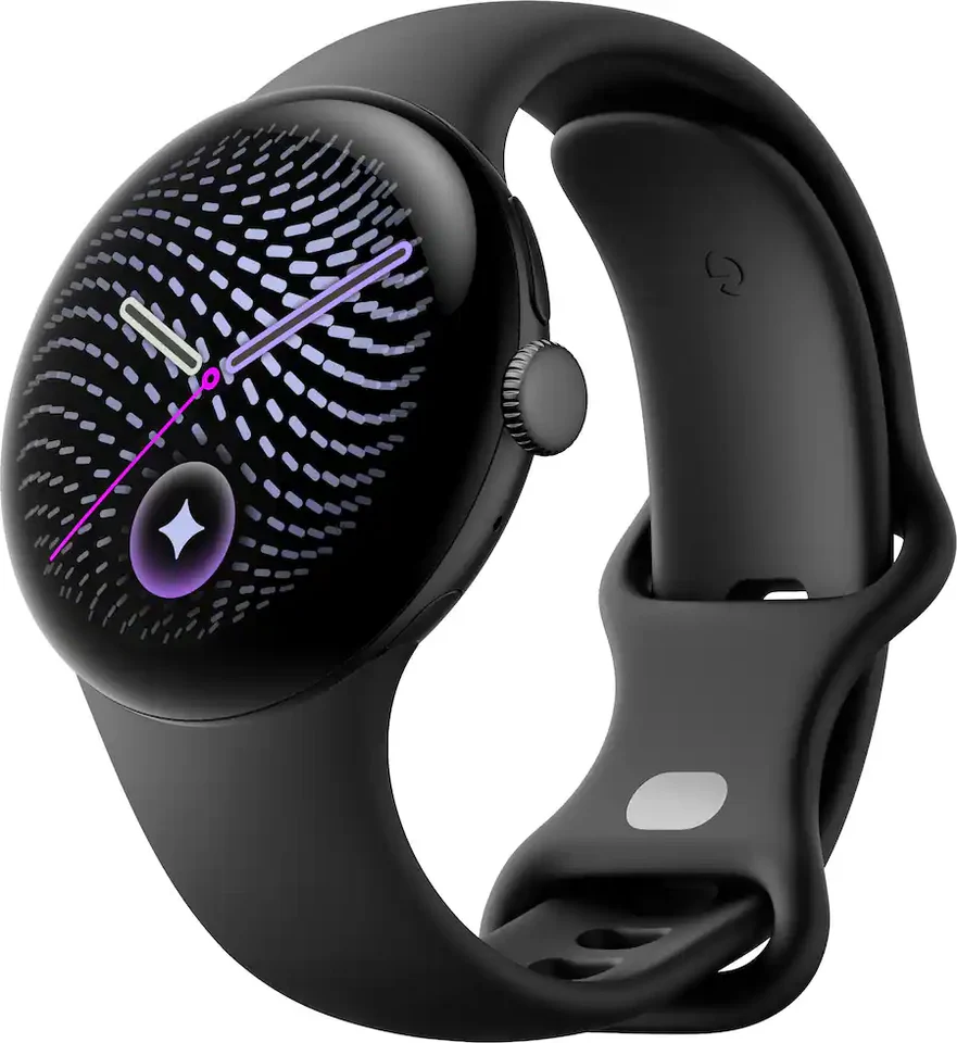 Google Pixel Watch 5 45mm Wi‑Fi Smartwatch (2026), Matte Black Case with Obsidian Band