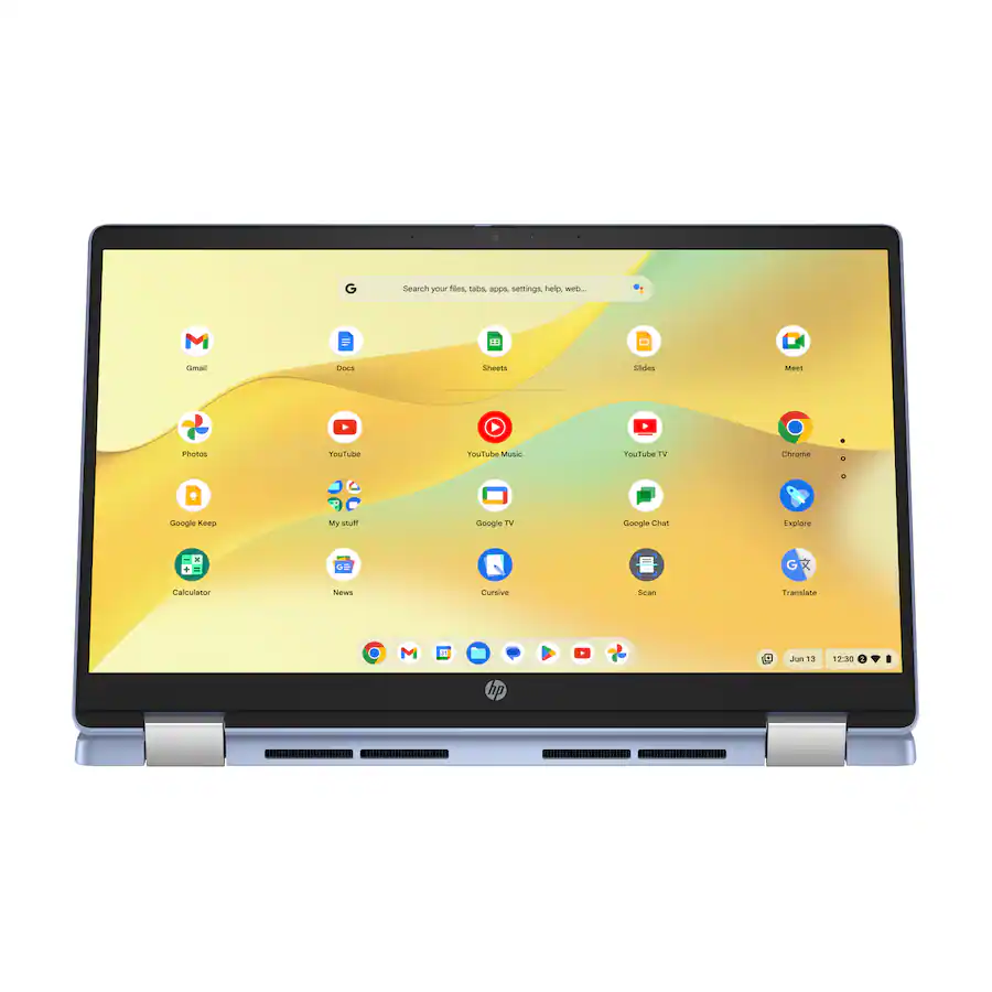 HP 2-in-1 14-Inch Touchscreen Chromebook Laptop Intel N100 Processor, 4GB Memory, 64GB eMMC, Sky Blue — Sky Blue