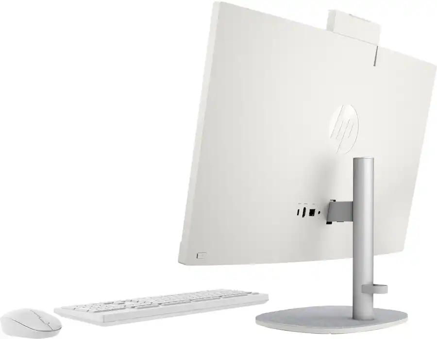 HP 23.8 inch Full HD Touch Screen All in One Adjustable Height Desktop PC Shell White — Shell White