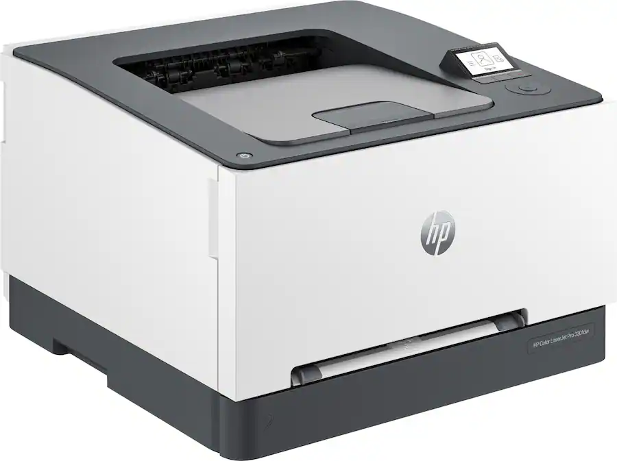 HP LaserJet Pro 3201dw Wireless Color Laser Printer, White & Slate — White & Slate