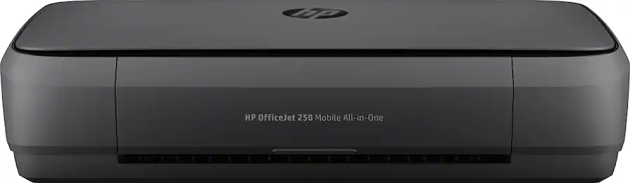 HP OfficeJet 250 Mobile Wireless All-in-One Inkjet Printer, Black — Black