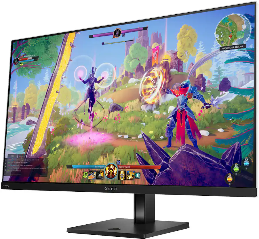 HP OMEN Transcend 31.5″ QD-OLED 4K UHD 240Hz Gaming Monitor, Black/White — Black/White